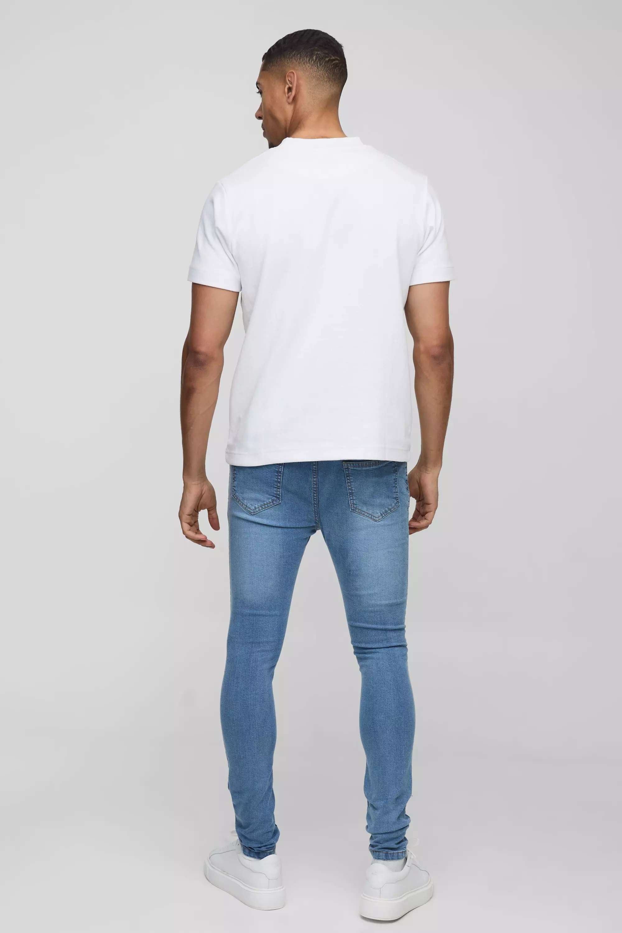 Super Skinny Stretch Jean | boohooMAN USA